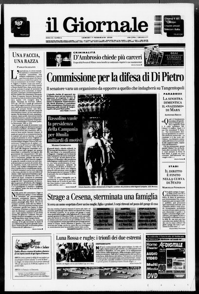 Il giornale del lunedi